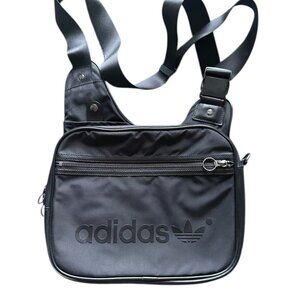 Adidas Blue Version Shoulder Sling Bag in black like new